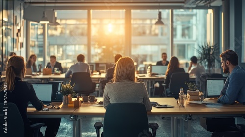 Corporate Office Scene