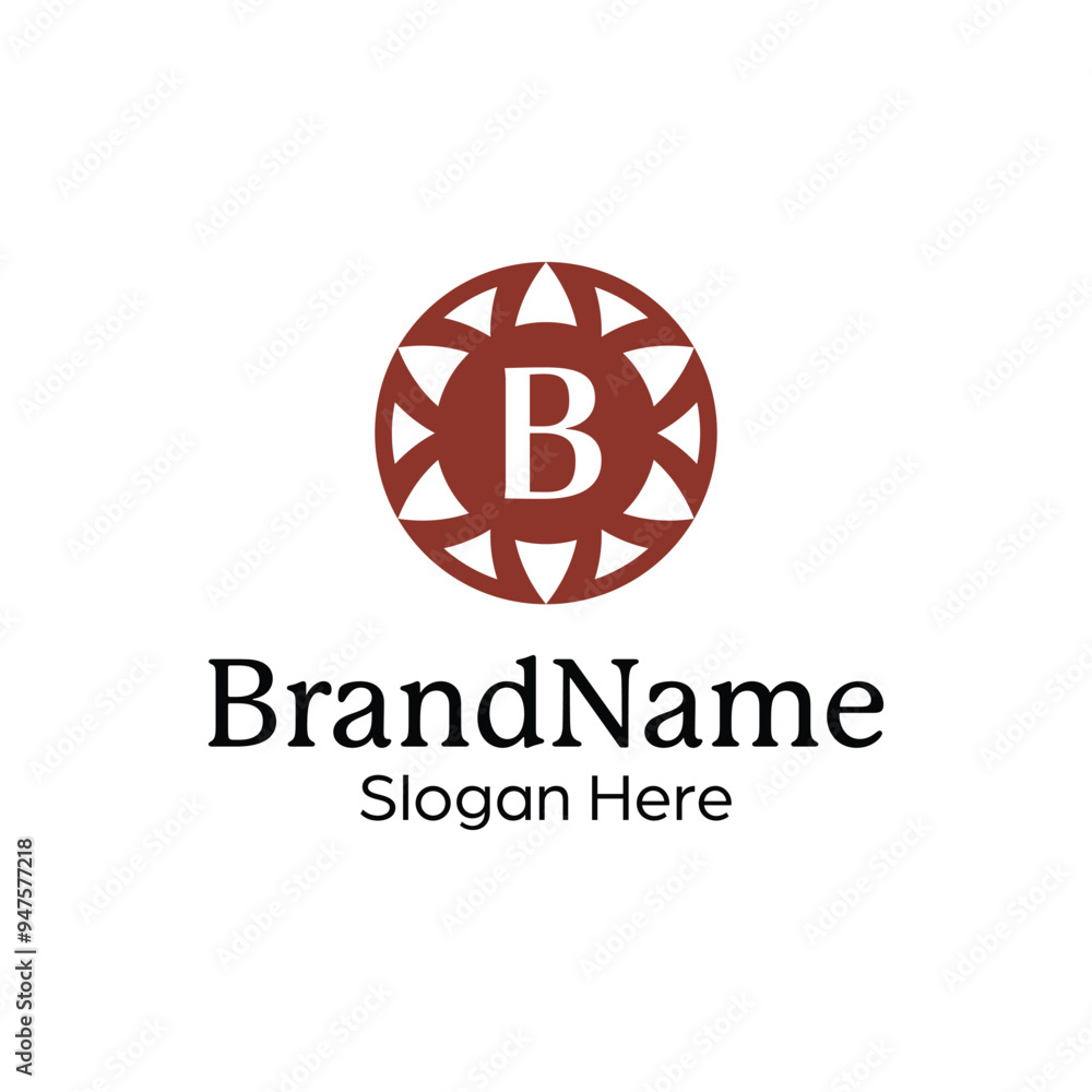 Modern elegant ornamental logo design template Modern elegant ornamental logo design template