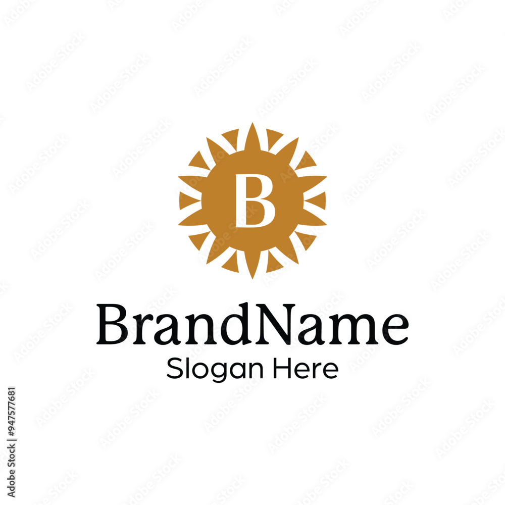 Modern elegant ornamental logo design template Modern elegant ornamental logo design template