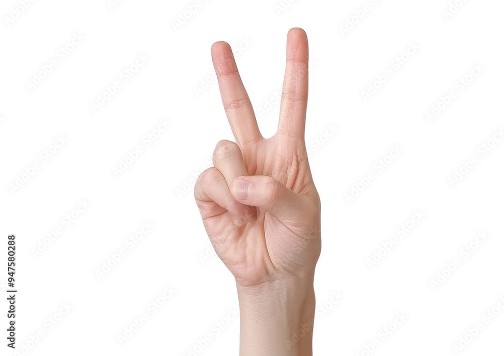 PNG A hand gesture displaying the peace sign, symbolizing harmony and tranquility, perfect for various thematic uses in media. PNG A hand gesture displaying the peace sign, symbolizing harmony and tranquility, perfect for various thematic uses in media.