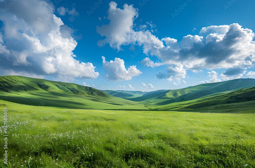 Obraz premium field and sky