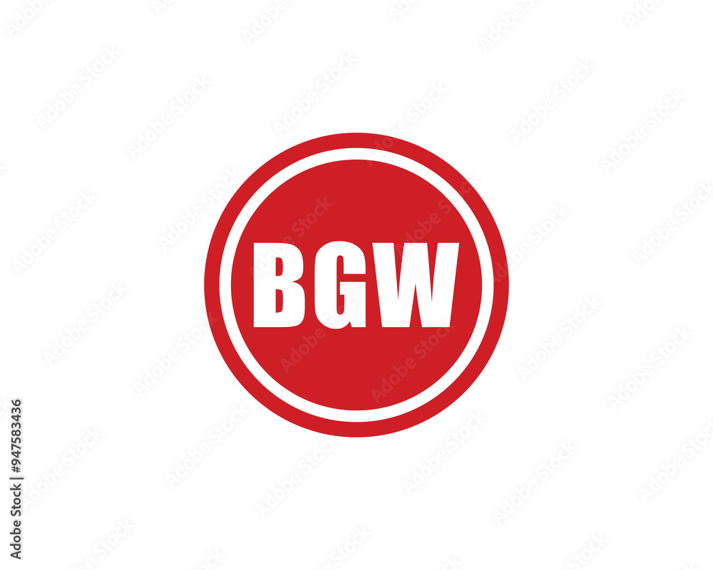 BGW logo design vector template. BGW BGW logo design vector template. BGW