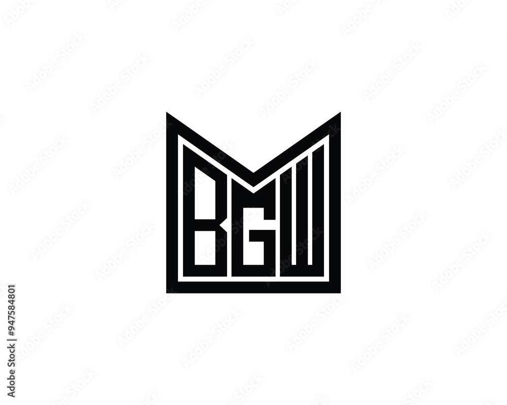 BGW logo design vector template. BGW BGW logo design vector template. BGW