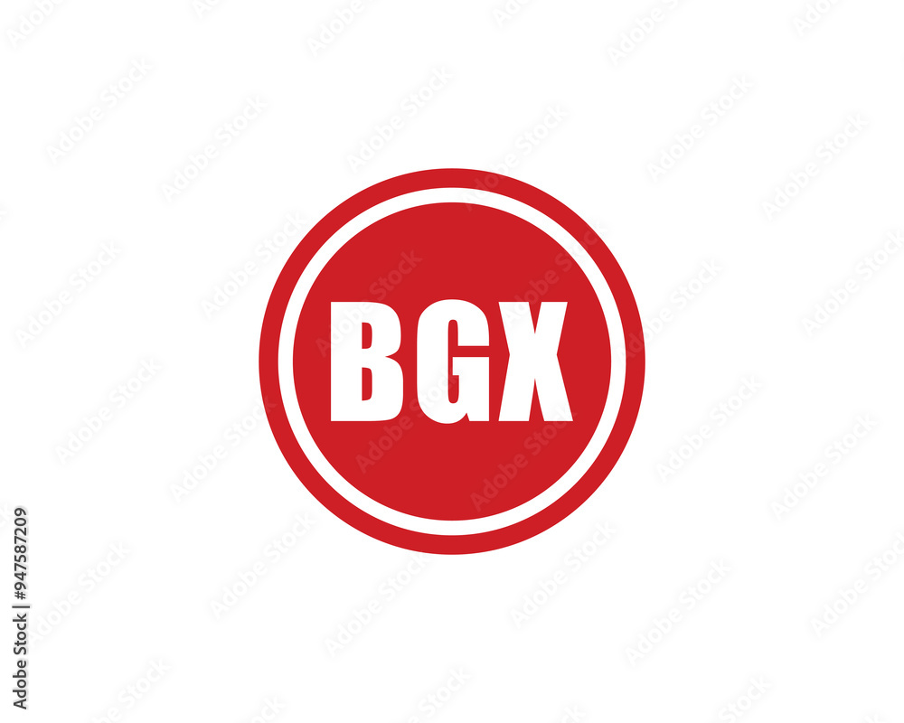 BGX logo design vector template. BGX BGX logo design vector template. BGX