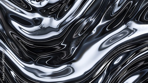 Wallpaper Mural Abstract Liquid Metal Texture Torontodigital.ca