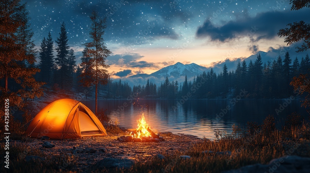 Camping Under the Stars Camping Under the Stars