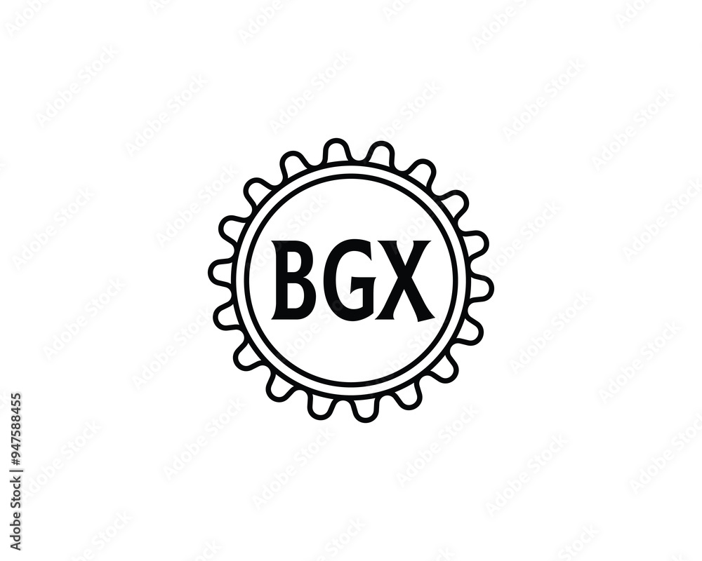 BGX logo design vector template. BGX BGX logo design vector template. BGX