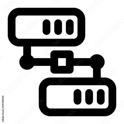 odbc, connectivity, api, protocol, database outline icon