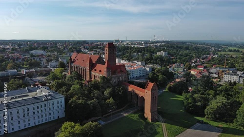 Historic castle in Kwidzyn, Poland.