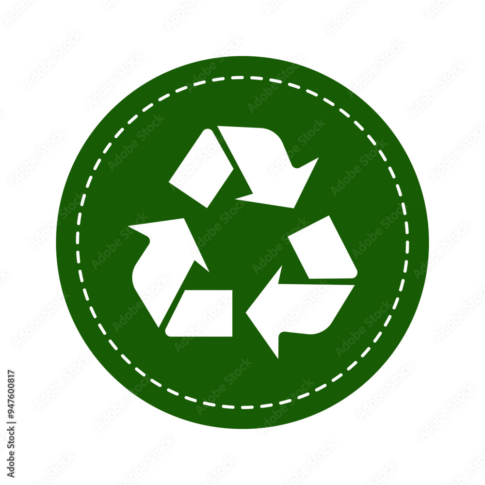Eco-Friendly Recycle Symbol Icon for Sustainability Eco-Friendly Recycle Symbol Icon for Sustainability