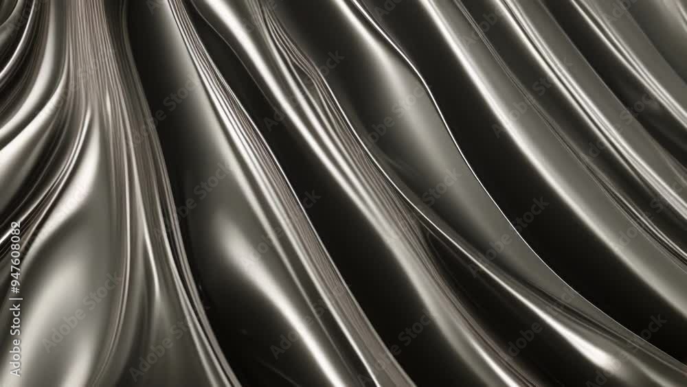 Elegant Silver Drapery Elegant Silver Drapery