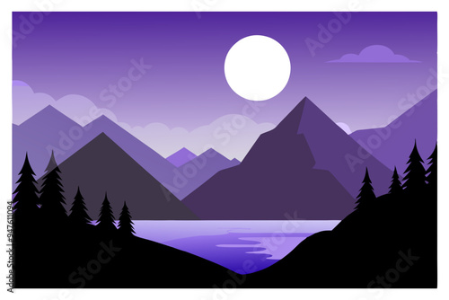 Serene Minimalist Landscapes: Perfect for Tranquil Settings