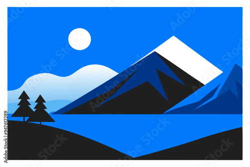 Serene Minimalist Landscapes: Perfect for Tranquil Settings