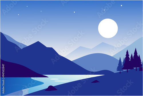 Serene Minimalist Landscapes: Perfect for Tranquil Settings