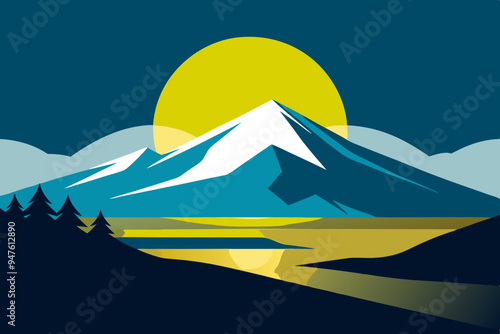 Serene Minimalist Landscapes: Perfect for Tranquil Settings