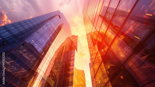 Wallpaper Mural The Modern City Skyscrapers Torontodigital.ca