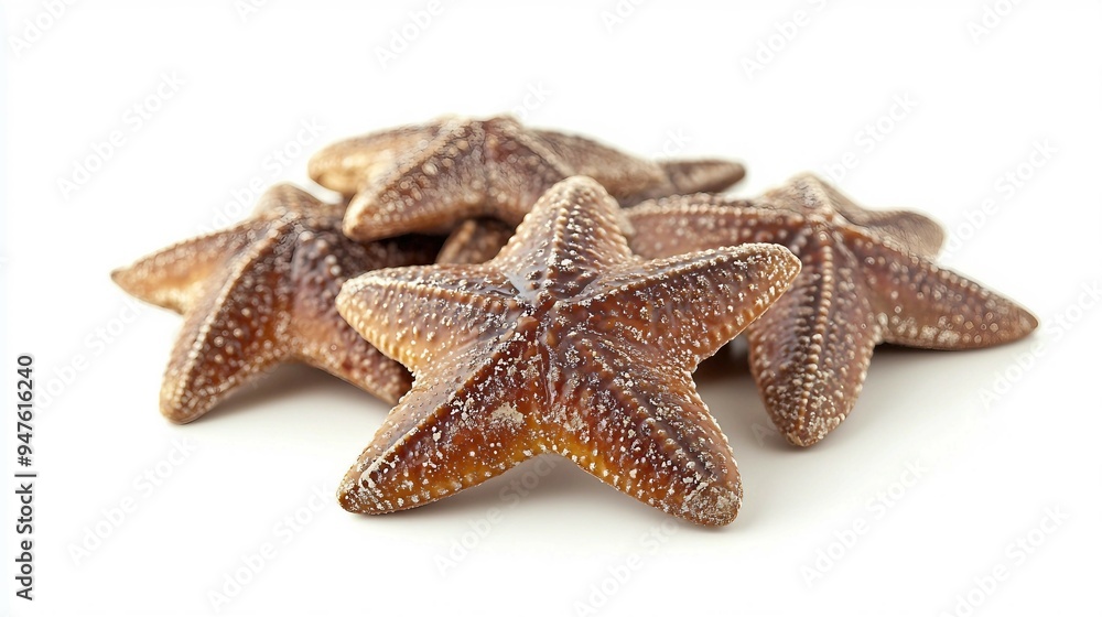 Bright Star Carambole Fruit on Clean White Background Bright Star Carambole Fruit on Clean White Background