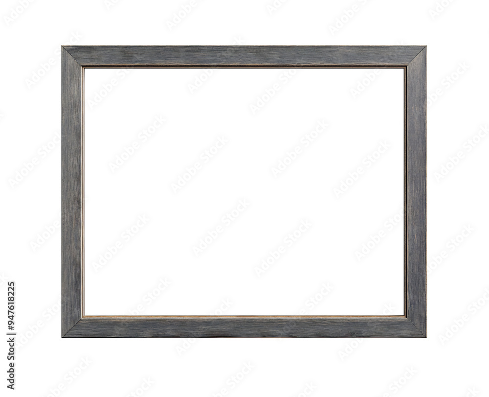 black wooden picture frame isolated on transparent background black wooden picture frame isolated on transparent background