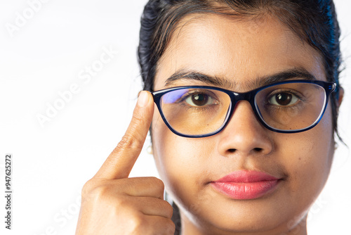 Woman in spectacles