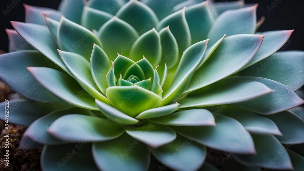 Succulent Leaf, close-up of a succulent plant's plump, fleshy leaf Succulent Leaf, close-up of a succulent plant's plump, fleshy leaf