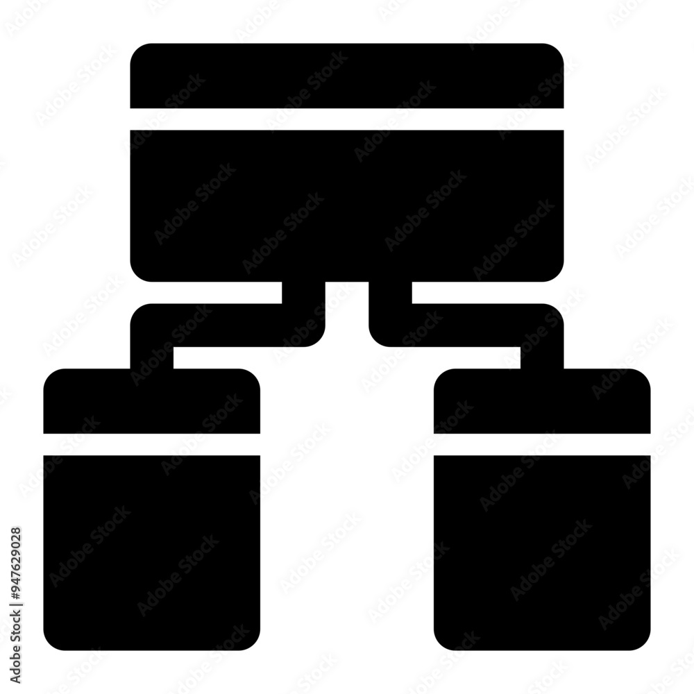 normalization, sql, tables, data, database solid or glyph icon normalization, sql, tables, data, database solid or glyph icon