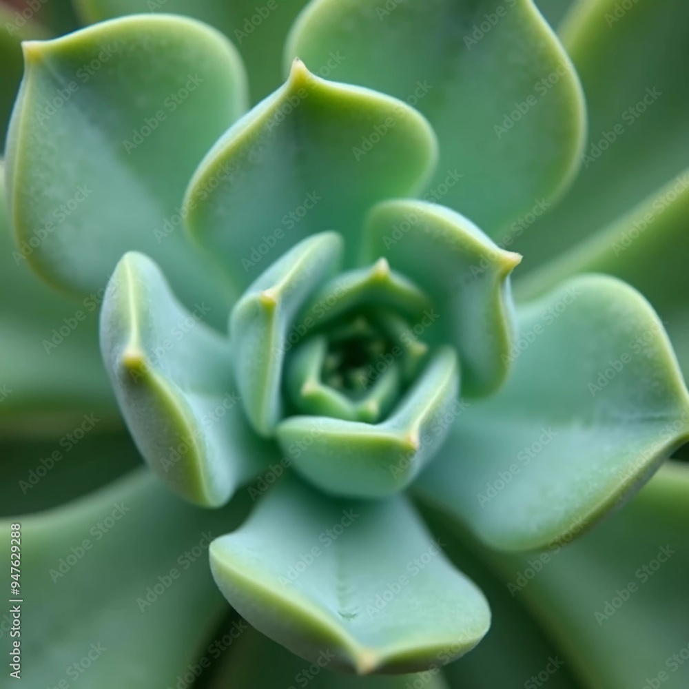 Succulent Leaf, close-up of a succulent plant's plump, fleshy leaf Succulent Leaf, close-up of a succulent plant's plump, fleshy leaf