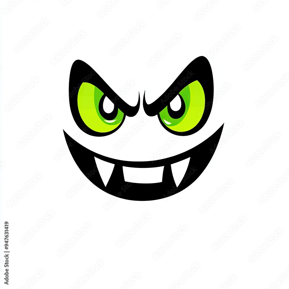 Evil grin face with glowing green eyes, Simple cartoon face with a menacing grin and bright green eyes, exuding a creepy and mischievous expression.
Evil grin face with glowing green eyes, Simple cartoon face with a menacing grin and bright green eyes, exuding a creepy and mischievous expression.
