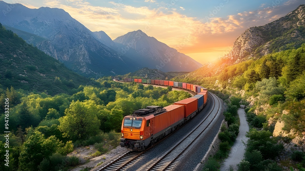Efficient and Sustainable Rail Freight Transportation Through Scenic Landscapes Efficient and Sustainable Rail Freight Transportation Through Scenic Landscapes