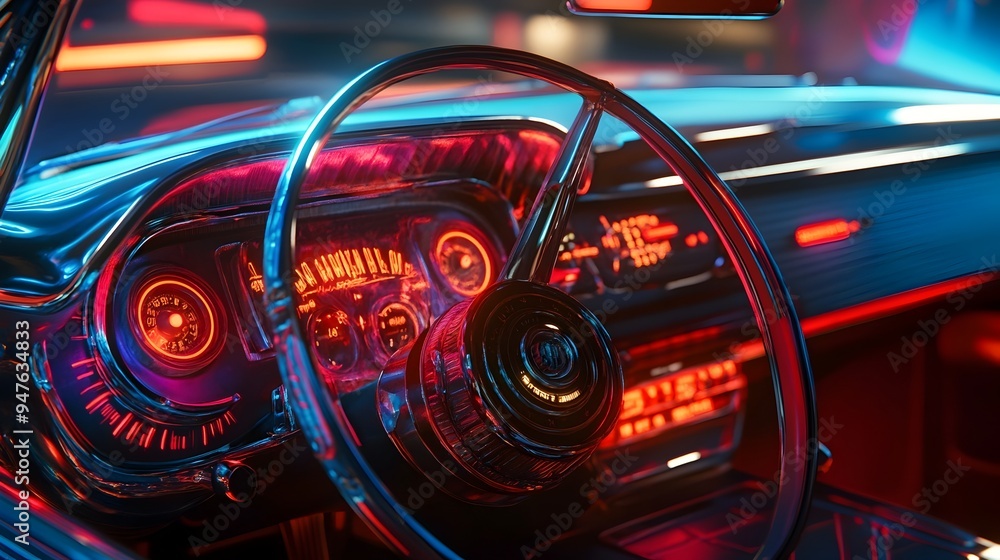 Retro Futuristic Time Machine Concealed Within a Classic Automobile Retro Futuristic Time Machine Concealed Within a Classic Automobile