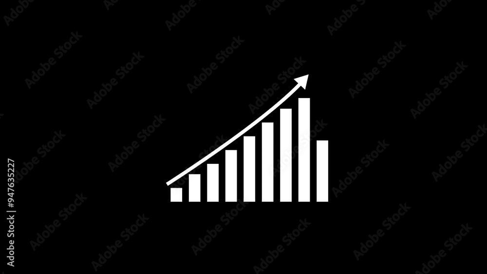 Accounting of profit and loss in business. Rising bar graph, Business Growth Financial graph analysis. Accounting of profit and loss in business. Rising bar graph, Business Growth Financial graph analysis.