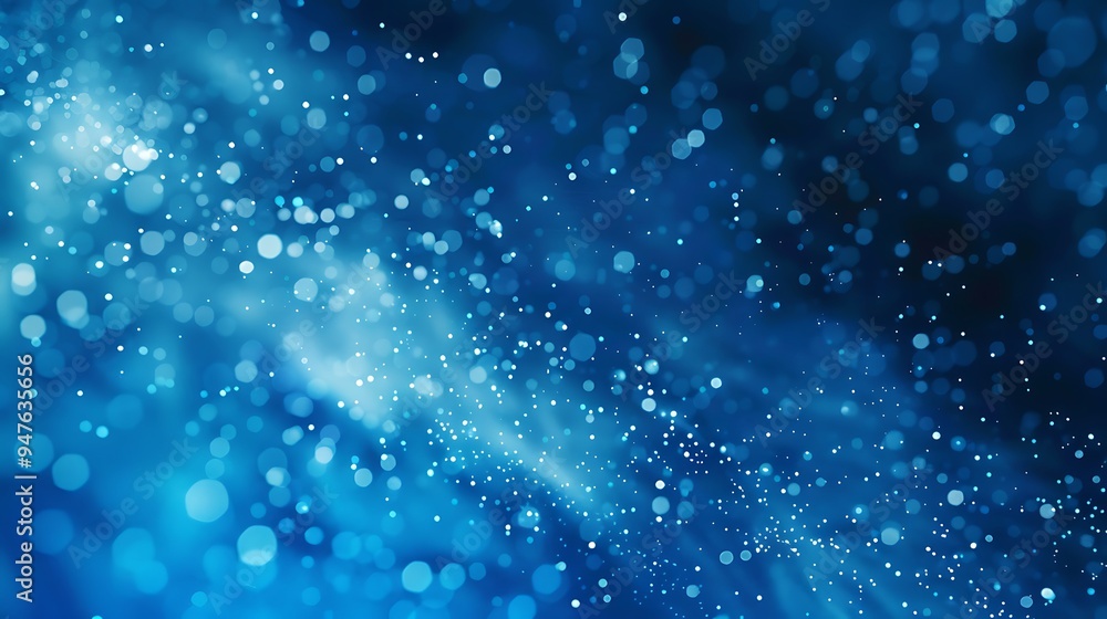 Abstract Blue Dust Explosion Abstract Blue Dust Explosion