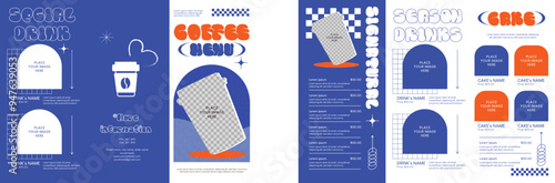 Coffee Menu Trifold Brochure