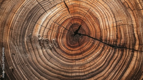 Closeup of Tree Rings and Natural Patterns