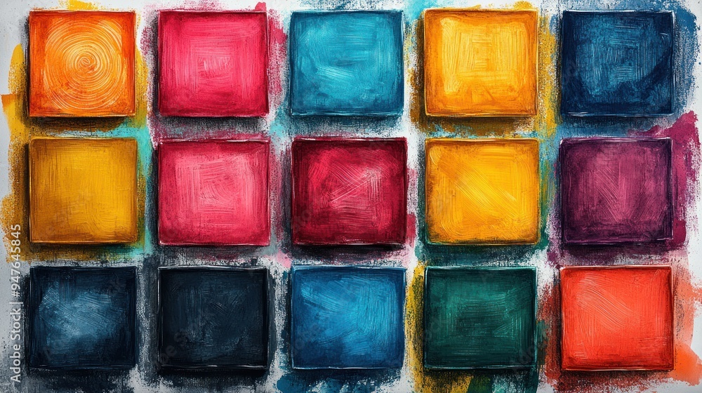 Colorful Paint Palette Colorful Paint Palette
