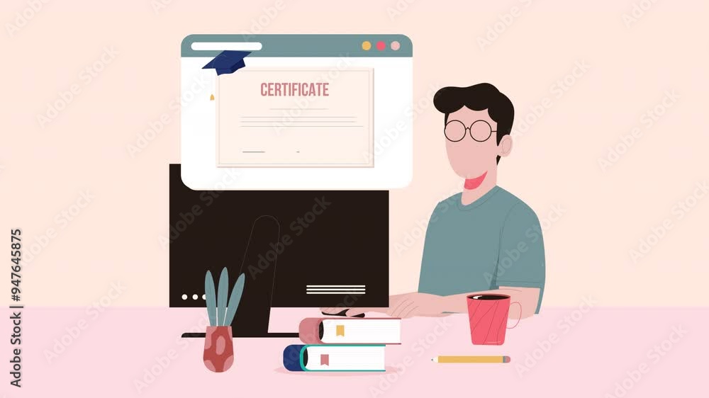 Online Certification Animation HD Online Certification Animation HD