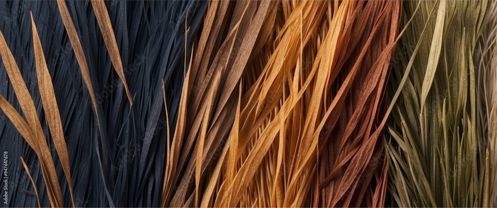 Close-up of Dried Grass Blades in Various Shades of Brown Close-up of Dried Grass Blades in Various Shades of Brown