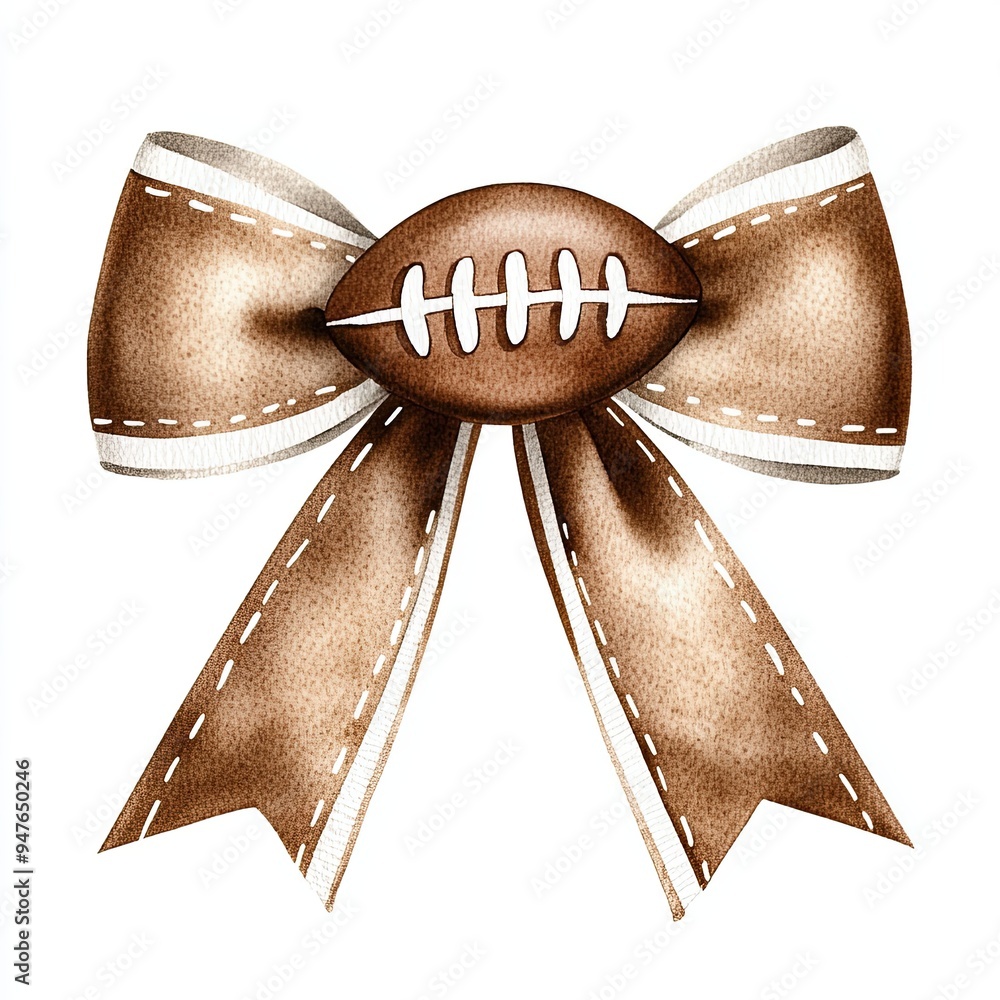 Football Bow-Women's Crew Neck main image 0