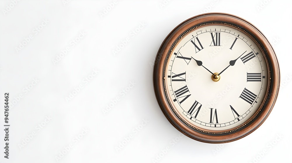 Antique Brass Wall Clock with Roman Numerals Showcasing Timeless Elegance and Vintage Charm Antique Brass Wall Clock with Roman Numerals Showcasing Timeless Elegance and Vintage Charm