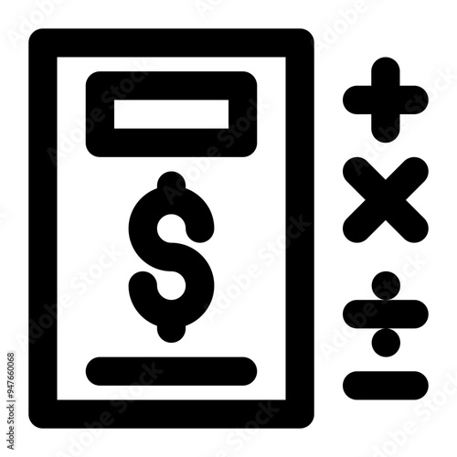 accounting, journal, reporting, business, bookkeeping outline icon