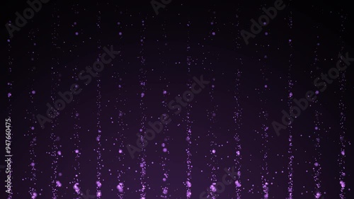 Wallpaper Mural Violet Particle Rain Animation Torontodigital.ca
