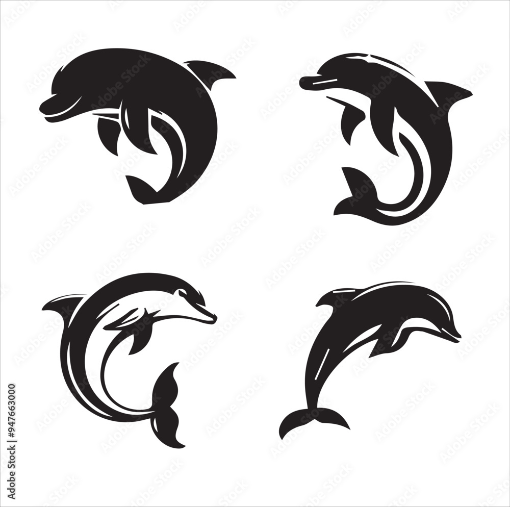 Naklejka premium shark collection