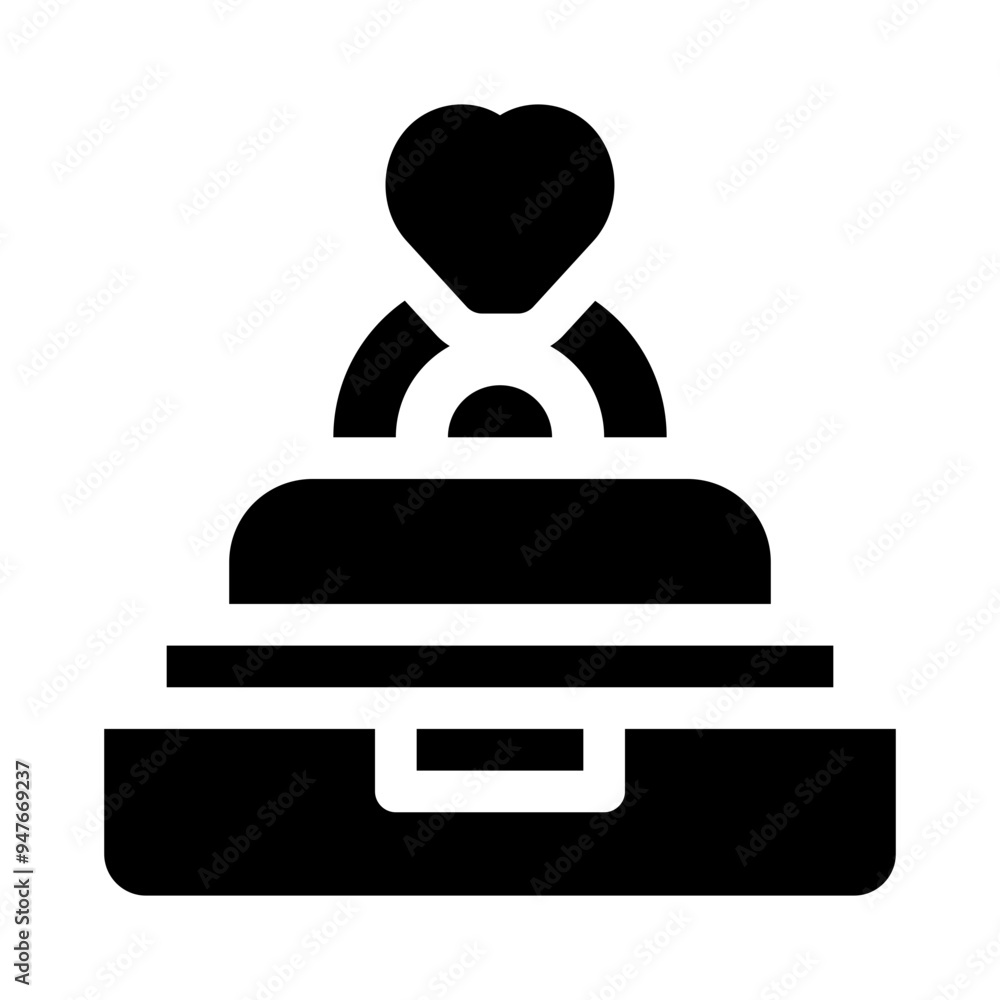 ring glyph icon ring glyph icon