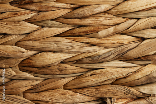 a fragment of a basket made of willow twigs or garden furniture, texture