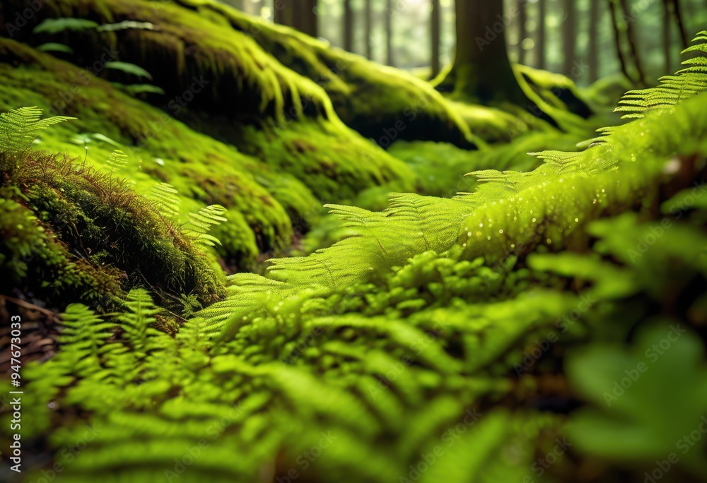lush green moss covers serene forest floor soft textures natural beauty, nature, foliage, landscape, soil, plants, sunlight, shadows, ecosystem, wilderness lush green moss covers serene forest floor soft textures natural beauty, nature, foliage, landscape, soil, plants, sunlight, shadows, ecosystem, wilderness