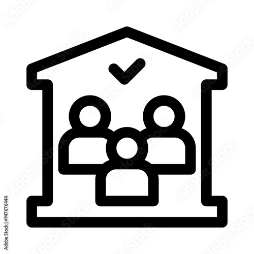 gathering line icon