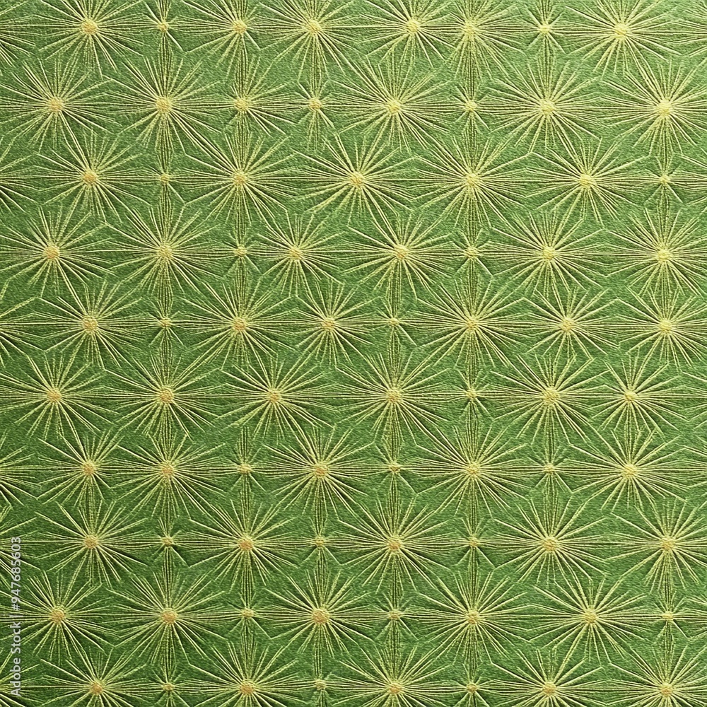Fresh green Japanese paper Japanese pattern background