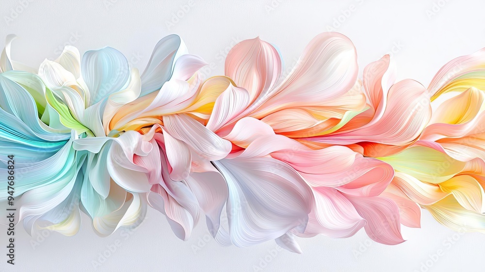 Vibrant floral arrangement with petals merging into a swirl of colors, artistic fusion of nature and abstract patterns, blooming life Vibrant floral arrangement with petals merging into a swirl of colors, artistic fusion of nature and abstract patterns, blooming life
