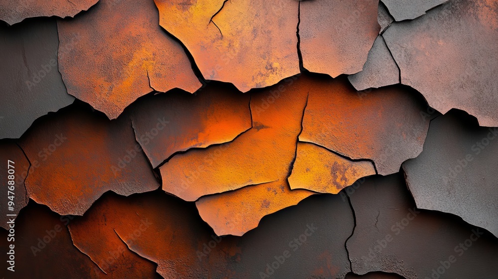 A macro image capturing the detailed texture of a rusted metal surface A macro image capturing the detailed texture of a rusted metal surface