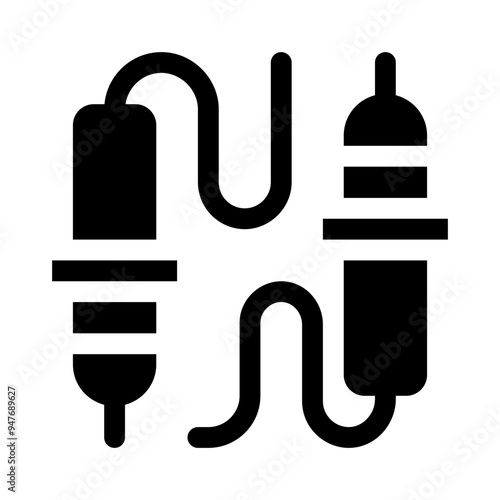 soldering iron glyph icon