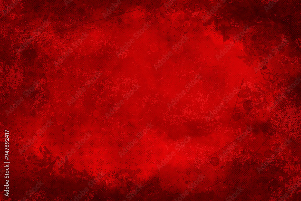 Red grunge background. Watercolor red texture background. Valentines or Christmas empty design for posters, presentations, ad banners Red grunge background. Watercolor red texture background. Valentines or Christmas empty design for posters, presentations, ad banners